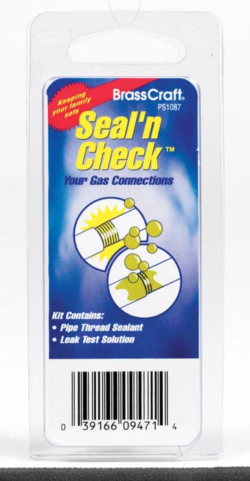 Seal-N-Check Clear Gas Connector Sealant Kit (Pack of 10)