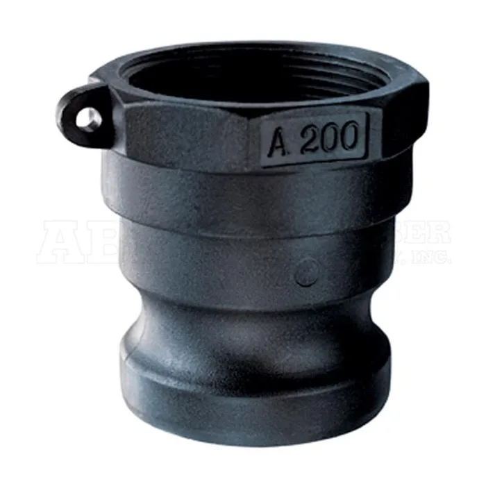 Abbott Rubber Polypropylene 1-1/2 in. D X 1-1/2 in. D Male Adapter 1 pk