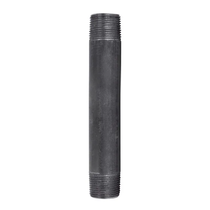 STZ Industries 3/4 in. MIP each X 3/4 in. D MIP Black Steel 7 in. L Nipple