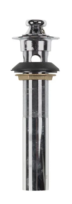 B&K 1-1/4 in. Chrome Brass Lift Plug and Drain
