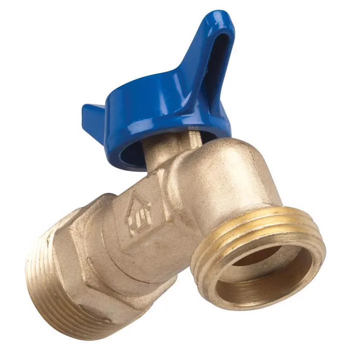 Homewerks 3/4 in. MIP in. X 3/4 in. Garden Hose Thread Brass Hose Bibb