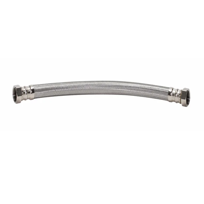 Fluidmaster 3/4 in. FIP X 3/4 in. D FIP 18 in. Stainless Steel Water Heater Supply Line