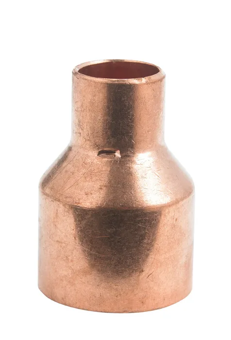 NIBCO 1-1/2 in. Sweat X 3/4 in. D Sweat Copper Coupling with Stop 1 pk