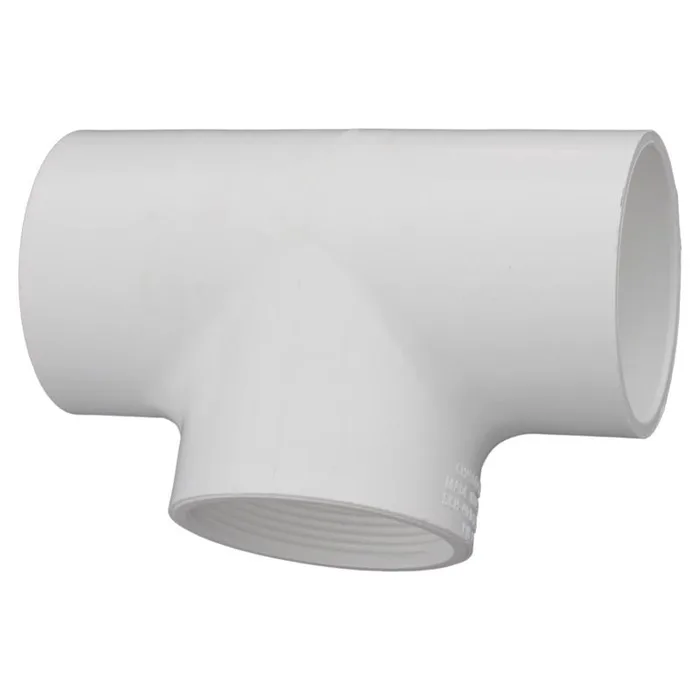 Charlotte Pipe Schedule 40 2 in. Slip X 2 in. D Slip PVC Tee 1 pk