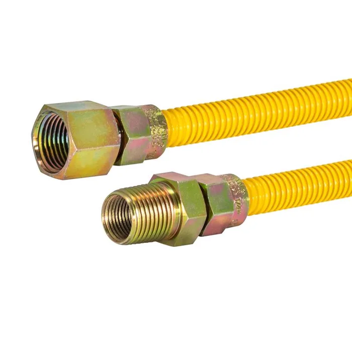 Eastman 1/2 in. OD in. X 1/2 in. D MIP 60 in. Stainless Steel Gas Connector