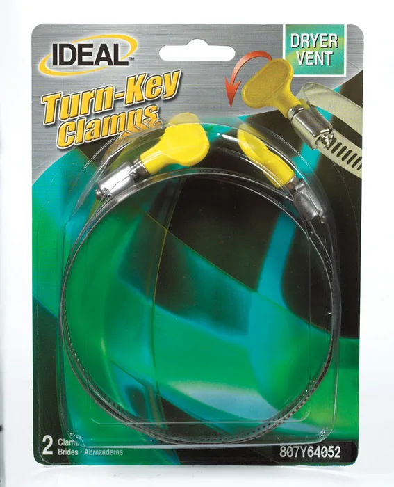 Ideal Tridon 2-1/2 in to 4-1/2 in. 64 Hose Clamp Stainless Steel Turn Key (Pack of 10)
