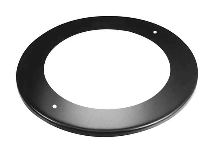 DuraVent DuraBlack 6 in. D 24 Ga. Galvanized Steel Stove Pipe Trim Collar