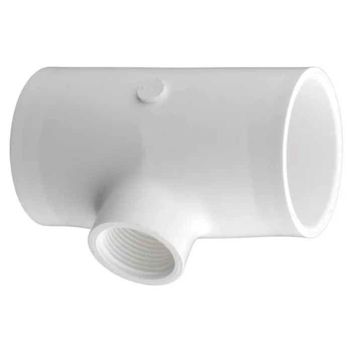 Charlotte Pipe Schedule 40 1-1/4 in. Slip X 1-1/4 in. D Slip PVC Reducing Tee 1 pk