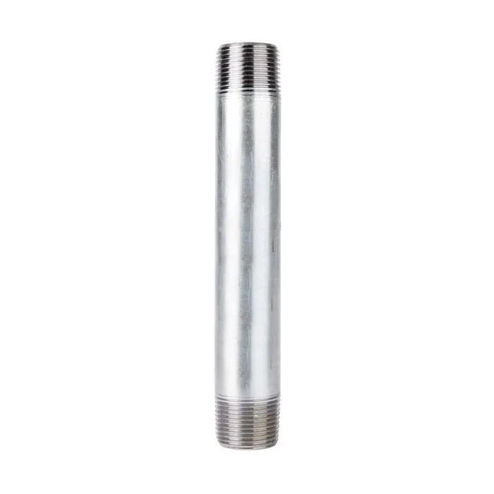 STZ Industries 3 in. MIP each X 3 in. D MIP Galvanized Steel 8 in. L Nipple