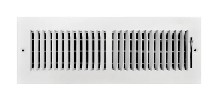 Tru Aire 4 in. H X 14 in. W 2-Way Powder Coat White Steel Wall/Ceiling Register