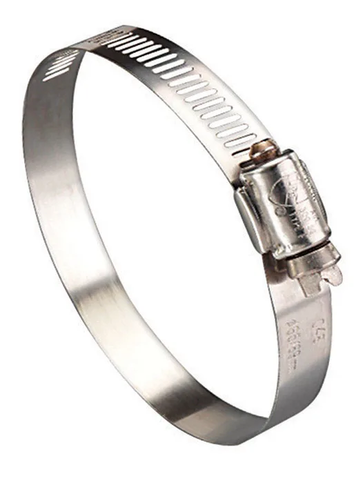 Ideal Tridon Hy Gear 1-1/4 in to 3-1/4 in. SAE 44 Silver Hose Clamp Stainless Steel Marine (Pack of 10)