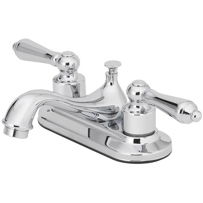 Oakbrook Collection Chrome Traditional Two-Handle Bathroom Sink Faucet 4 in.