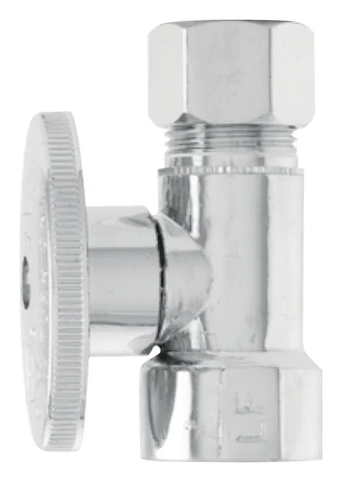 Keeney 1/2 in. FIP in. X 1/2 in. Brass Straight Stop Valve