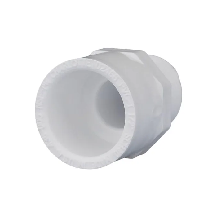 Charlotte Pipe Schedule 40 1/2 in. Slip X 1/2 in. D MPT PVC Pipe Adapter 1 pk (Pack of 25)