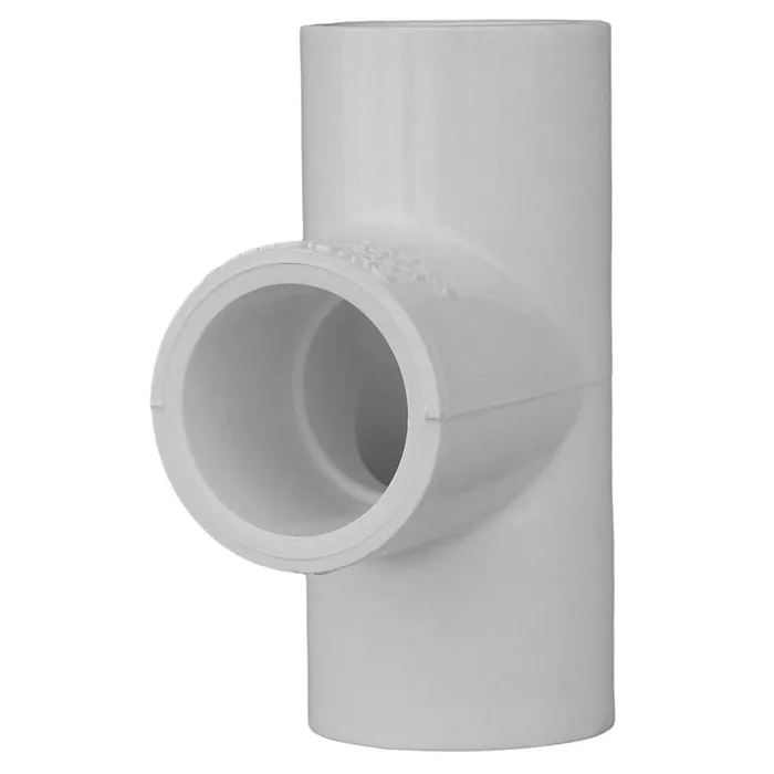 Charlotte Pipe Schedule 40 1/2 in. Slip X 1/2 in. D Slip PVC Tee 1 pk (Pack of 25)
