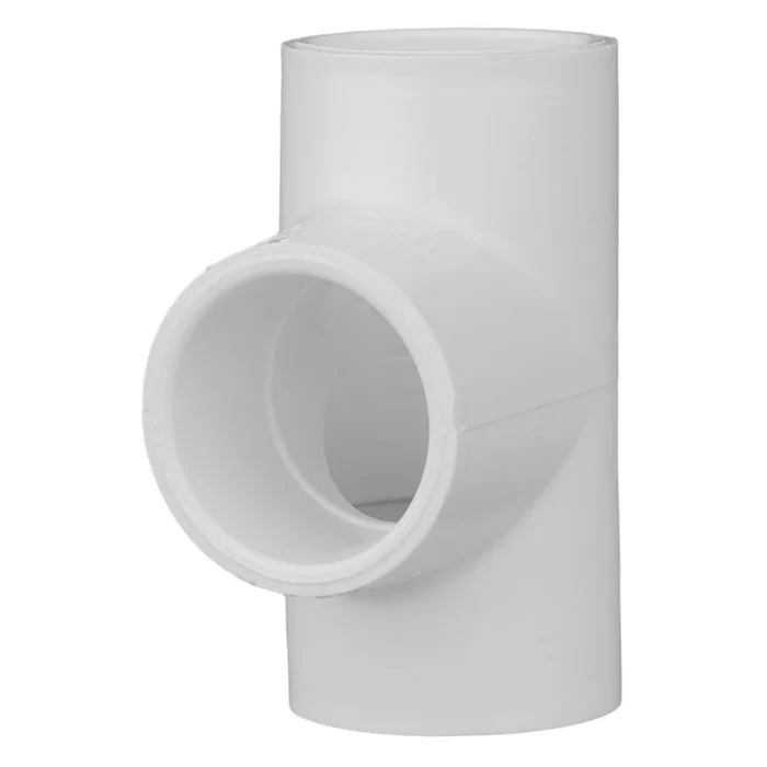 Charlotte Pipe Schedule 40 3/4 in. Slip X 3/4 in. D Slip PVC Tee 1 pk (Pack of 25)
