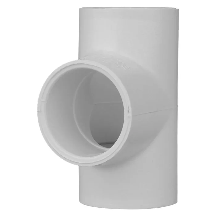 Charlotte Pipe Schedule 40 1 in. Slip X 1 in. D Slip PVC Tee 1 pk (Pack of 25)