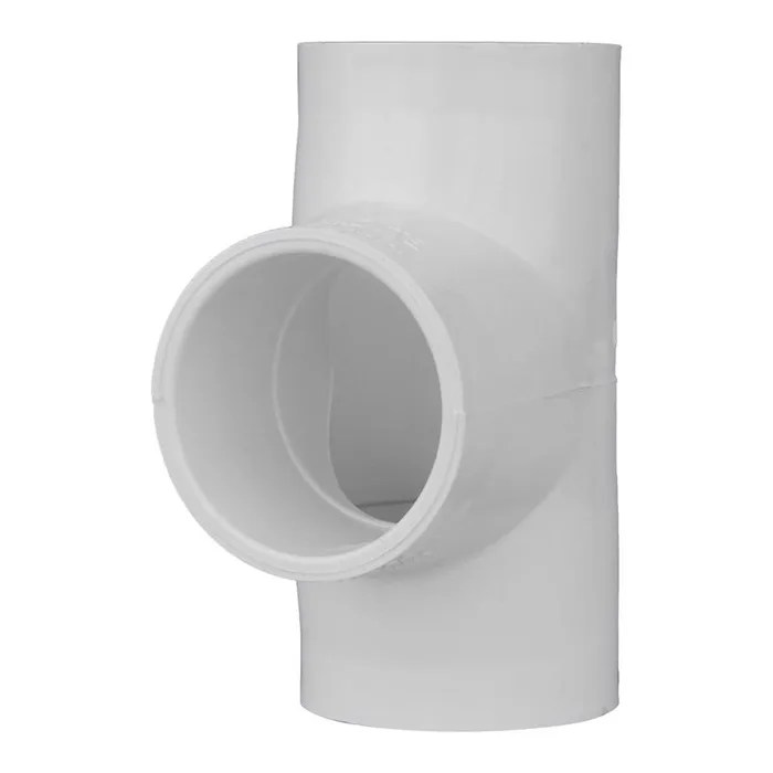 Charlotte Pipe Schedule 40 1-1/2 in. Slip X 1-1/2 in. D Slip PVC Tee 1 pk (Pack of 25)