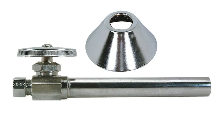 BrassCraft 1/2 in. FPT X 3/8 in. MPT Brass Angle Stop Valve