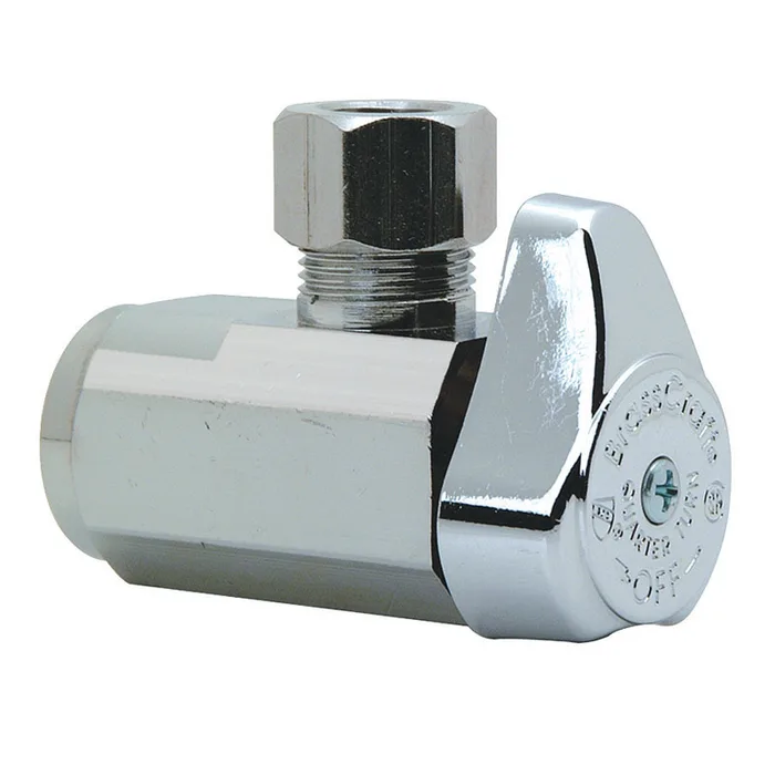 BrassCraft 1/2 in. FPT X 3/8 in. Brass Angle Stop Valve