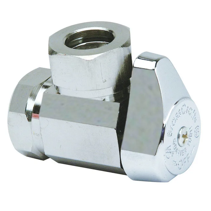 BrassCraft 1/2 in. FPT X 1/2 in. MPT Brass Angle Stop Valve