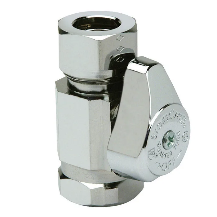 BrassCraft 1/2 in. FPT X 1/2 in. MPT Brass Straight Stop Valve