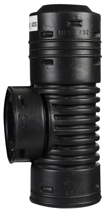 Advanced Drainage Systems Schedule 40 4 in. Barb X 4 in. D Polyethylene 12 in. Blind Tee 1 pk