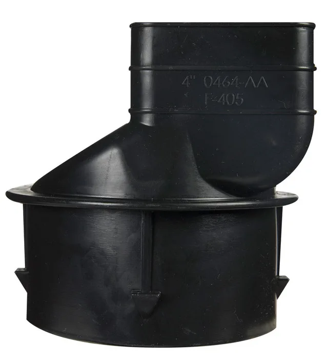 Advanced Drainage Systems 3-1/4 in. Snap X 2-1/2 in. D Barb Polyethylene 4 in. Downspout Adapter 1 p