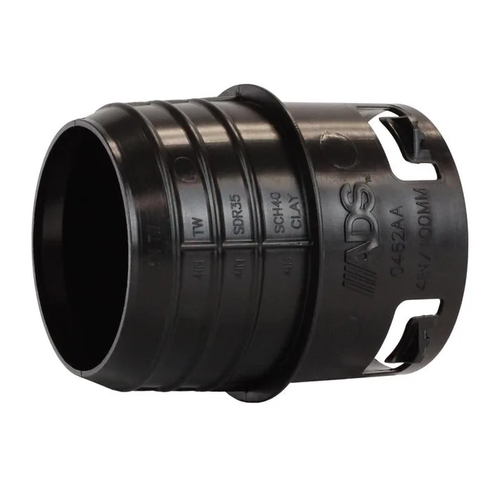 Advanced Drainage Systems 4 in. Slip X 3 in. D Slip Polyethylene 5 in. Corrugated-to-Clay Pipe Adapt