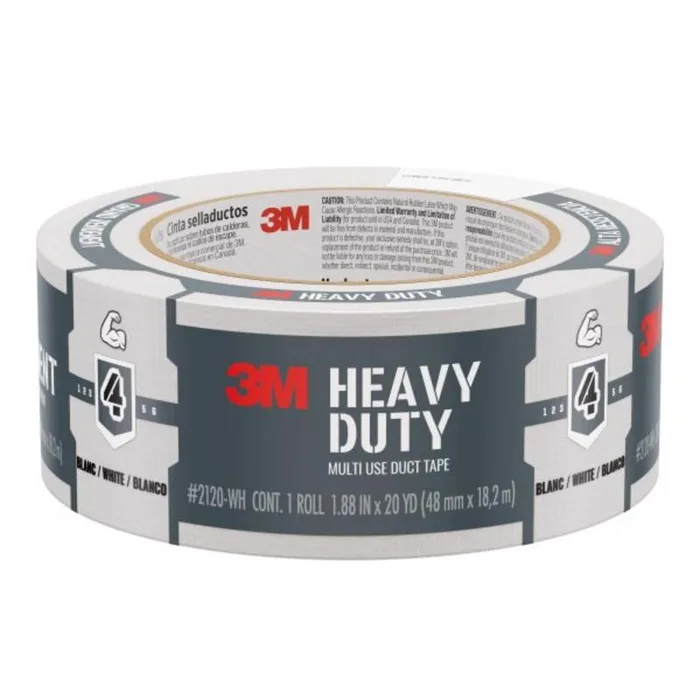 3M Scotch 1.88 in. W X 20 yd L White Solid Duct Tape