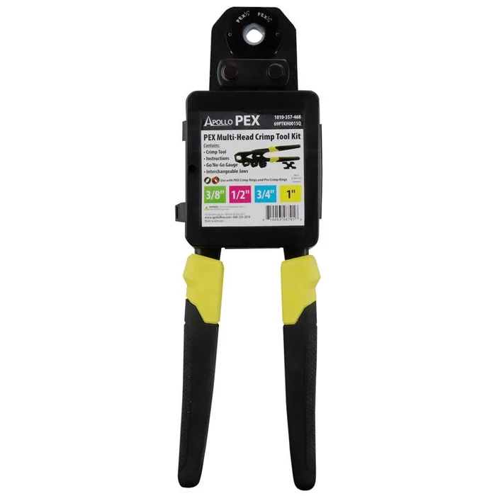 Apollo 1 in. Crimping Tool Kit Black 1 pc