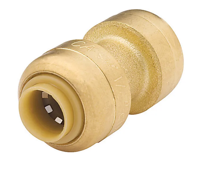 SharkBite Push to Connect 1/4 in. PTC each X 1/4 in. D Brass Coupling