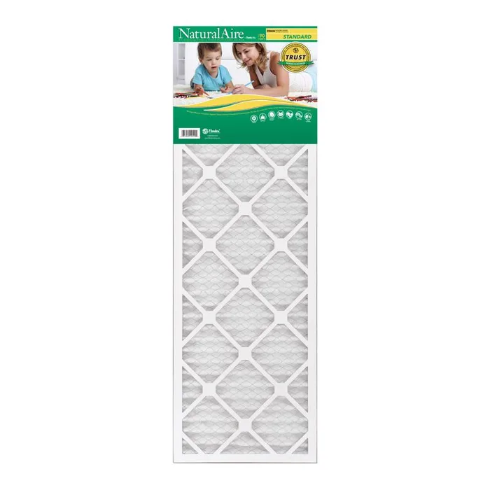 NaturalAire 12 in. W X 36 in. H X 1 in. Synthetic 8 MERV Pleated Air Filter 1 pk (Pack of 12)