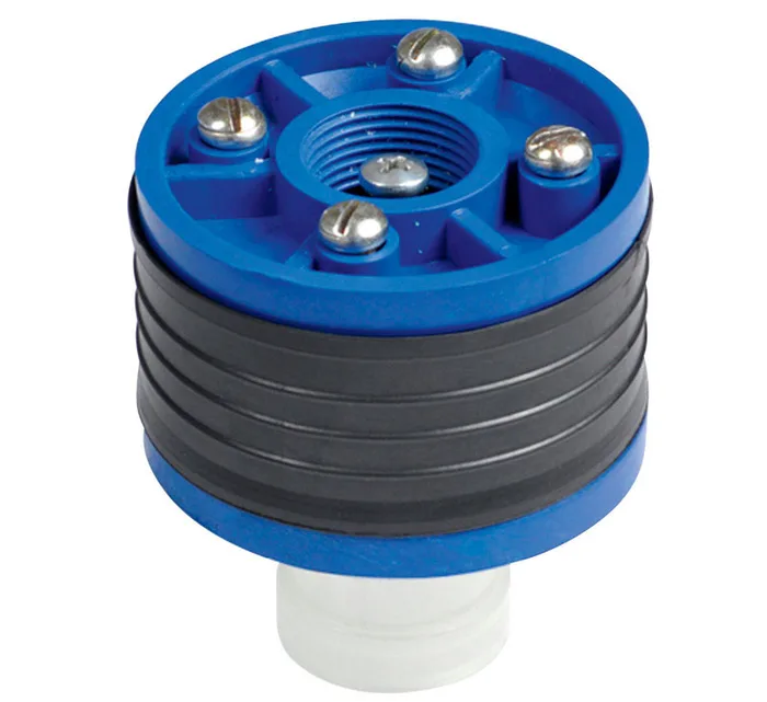 Campbell 4 in. Black Plastic Basement Flood Stopper