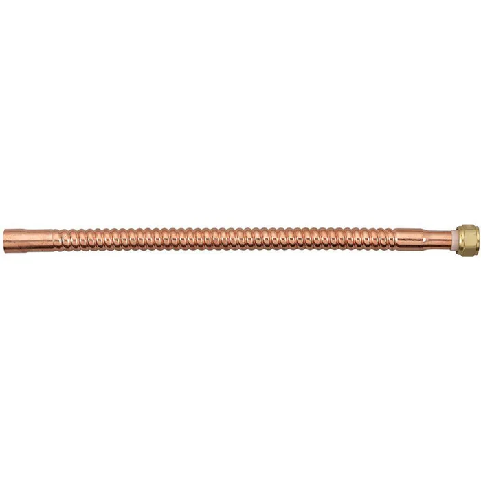 Homewerks 3/4 in. FIP in-lb X 3/4 in. D Sweat 15 in. Copper Water Heater Supply Line