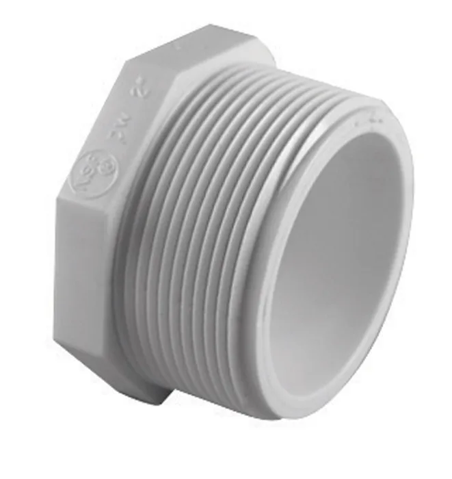Charlotte Pipe Schedule 40 1 in. MPT X 1 in. D FPT PVC Plug 1 pk (Pack of 25)