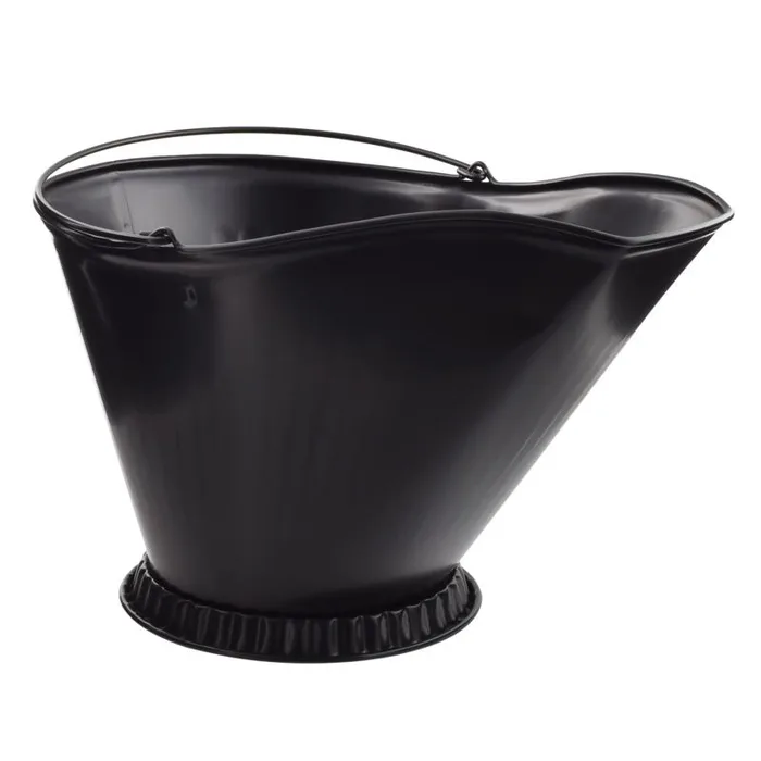 Imperial Black Powder Coated Steel Coal Hod (Pack of 6)