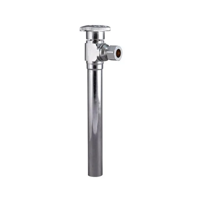 Keeney 1/2 in. Sweat X 3/8 in. Compression Brass Angle Stop Valve
