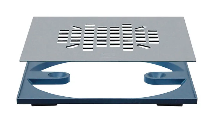 Sioux Chief 4-3/8 in. Chrome Square Stainless Steel Drain Grate