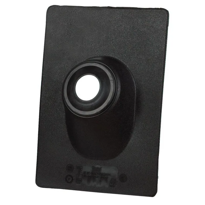 Oatey No-Calk 9-1/4 in. W X 2 in. L Plastic Roof Flashing Black (Pack of 6)