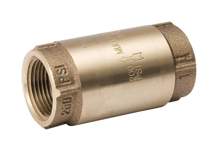 Mueller ProLine Series 3/4 in. D X 3/4 in. D Brass Spring Loaded Check Valve