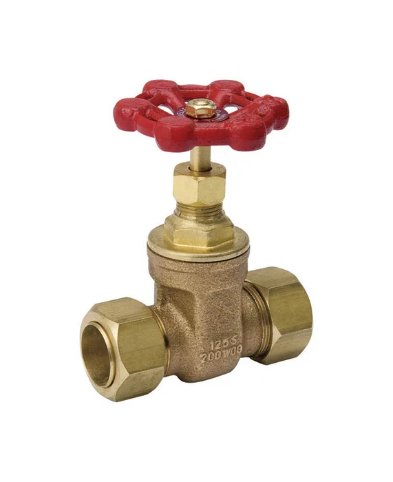 BK Products ProLine Series 1/2 in. Comp x Comp Brass Gate Valve