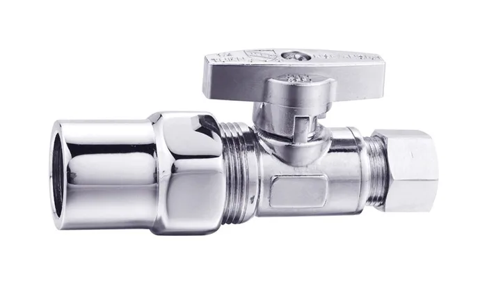 Keeney CPVC Compression Brass Straight Stop Valve