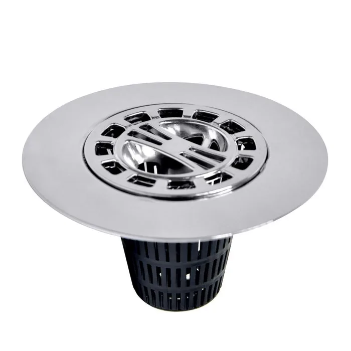 Danco 4-1/4 in. Chrome Round Drain Grate and Cover