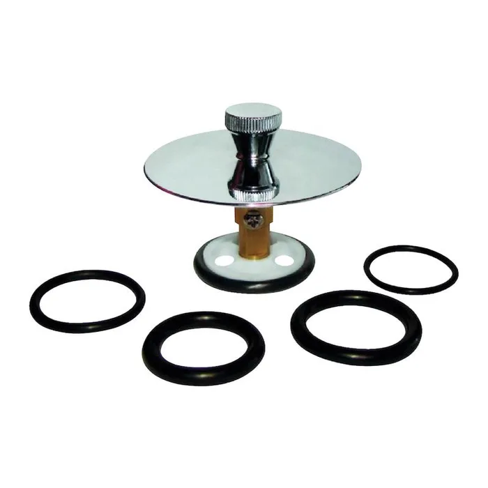 Keeney 2 in. Polished Chrome Metal/Plastic Tub Drain Stopper