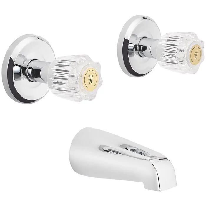 Oakbrook Collection 2-Handle Chrome Wall Mount Tub Faucet