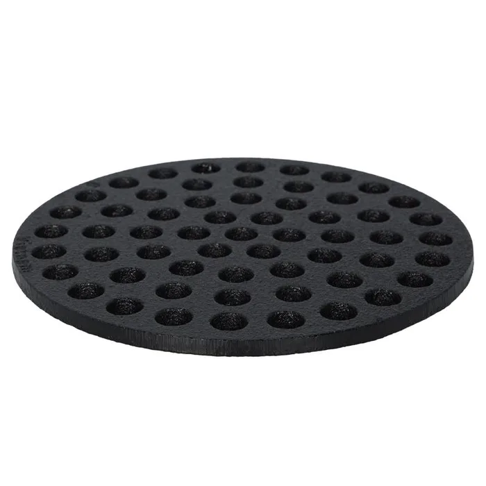 Sioux Chief 6 in. Matte Black Round Cast Iron Floor Drain Strainer