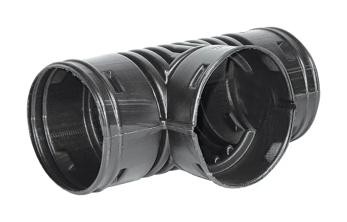 Advanced Drainage Systems Schedule 40 6 in. Snap X 6 in. D Snap Polyethylene Blind Tee 1 pk