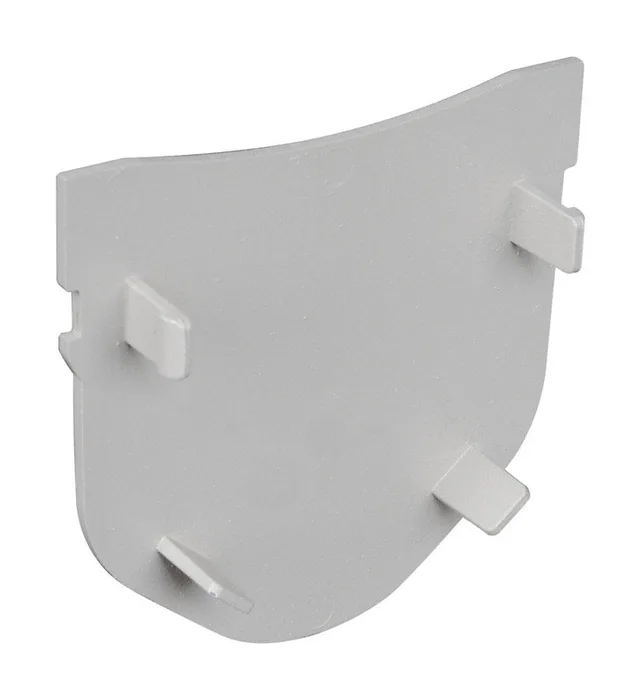 Fernco StormDrain Plus 4-11/16 in. Gray Rectangle Plastic End Cap