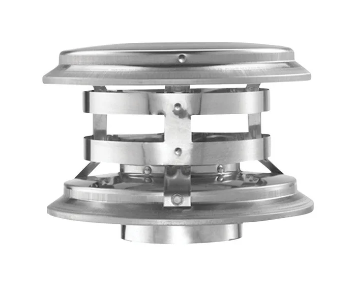 DuraVent 3 in. D Galvanized/Stainless Steel Twist Lock Termination Cap (Pack of 2)